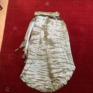 Tie-dye maxi skirt